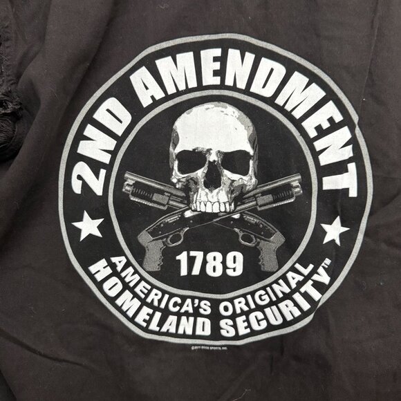 Milwaukee Leather Performance Apparel Frayed Sleeveless Button Down Shirt XL - Picture 5 of 8